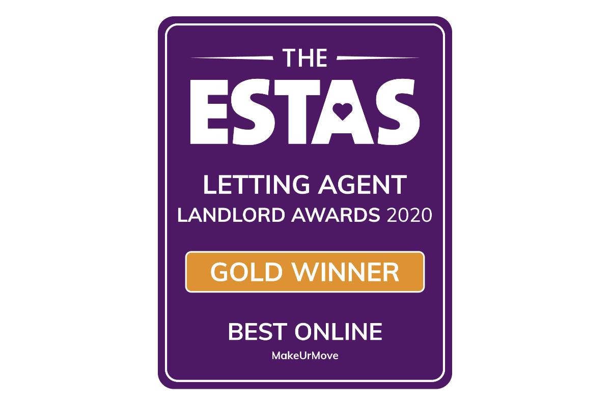 Gold Winners - Best Online Letting Agent 2020